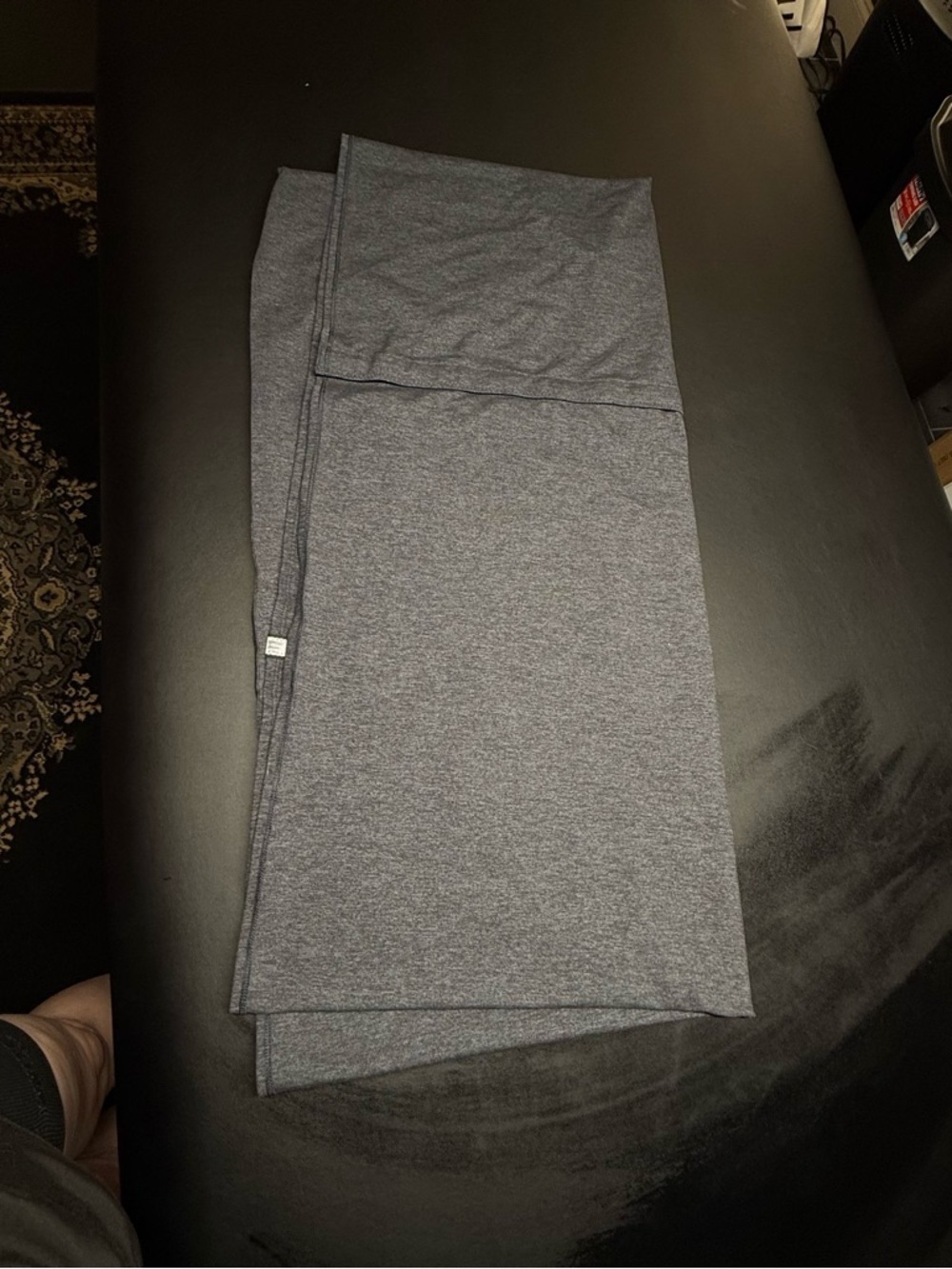 lululemon athletica Heathered Gray Scarf Wrap